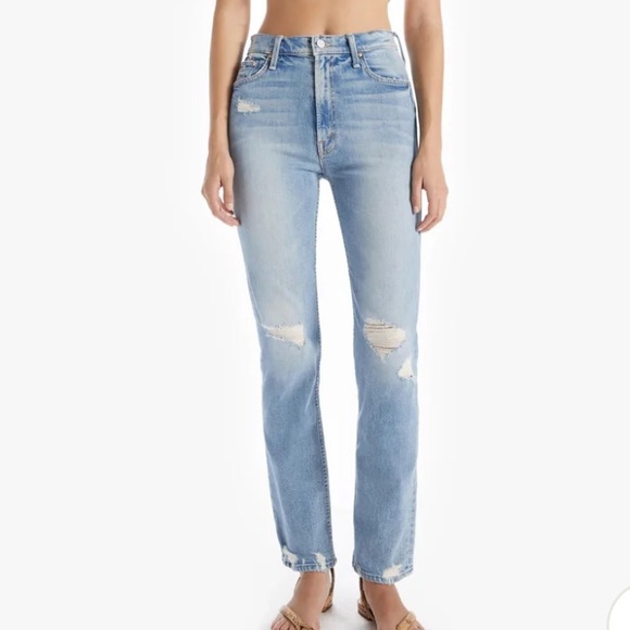 MOTHER High Waisted Rider Skimp - Picture 1 of 14